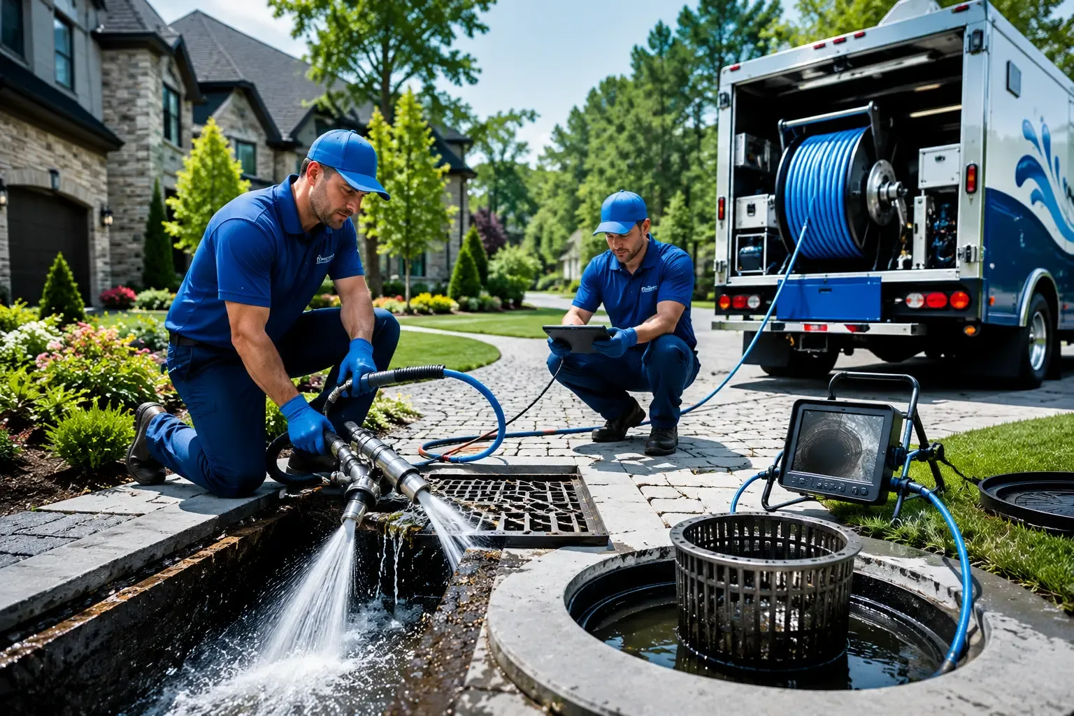 Local outdoor drain cleaning professionals in West Point, TX