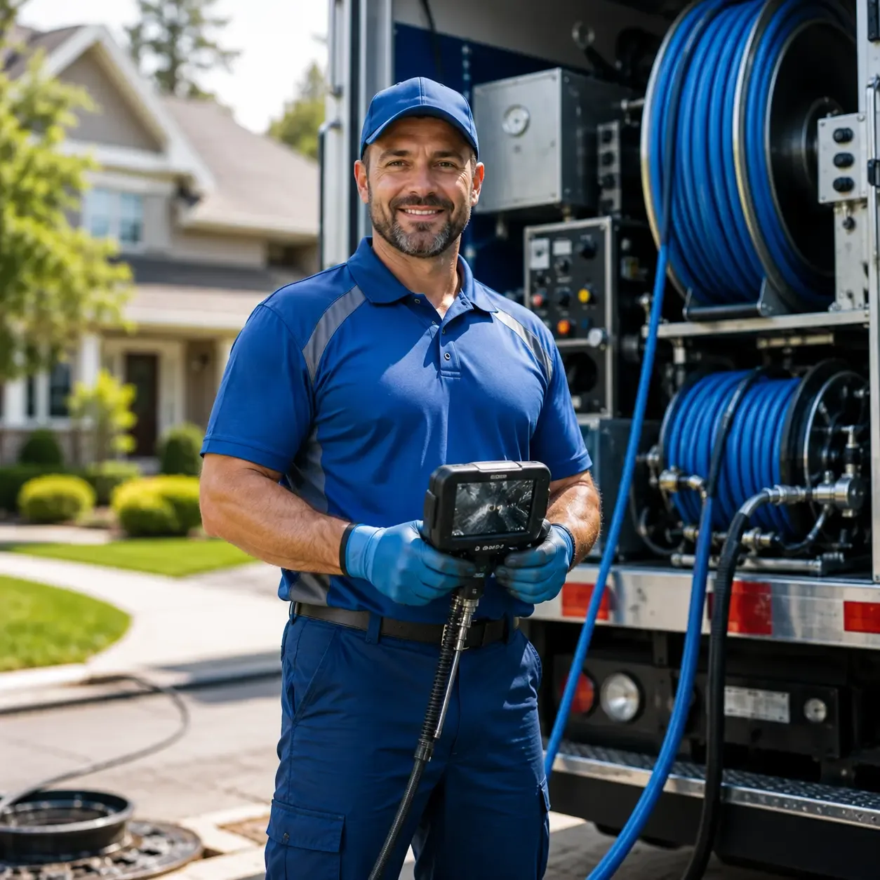 Local outdoor drain cleaning specialists in West Point, TX